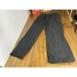 Sunice Men's Gore-Tex Golf Rain Wind Pants Zippered Black Size Medium